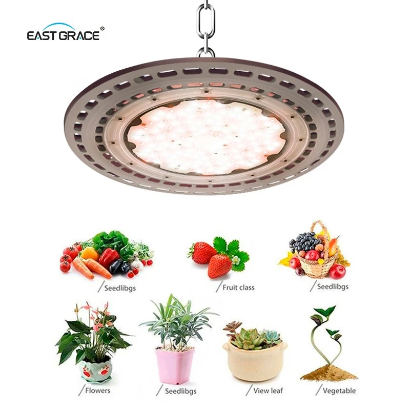 High PPE UFO LED High Bay Grow Light Fixture factory